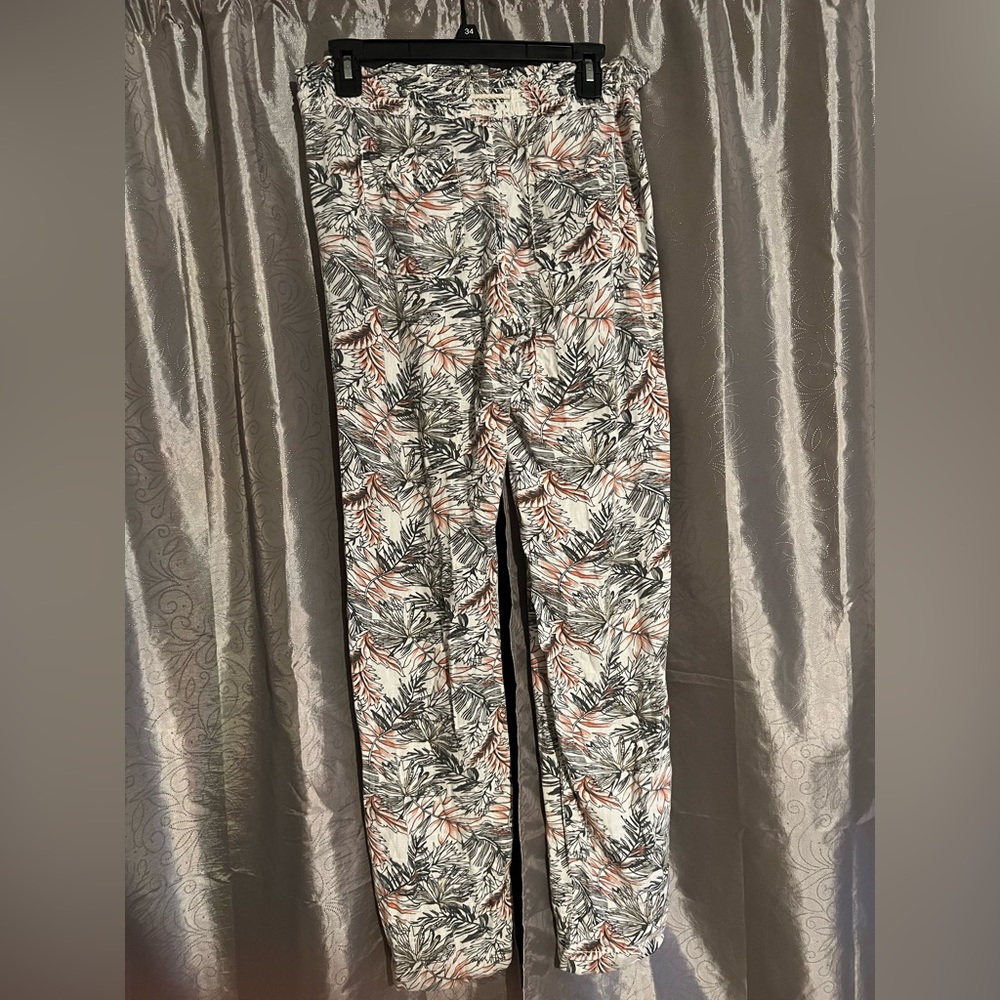Cali 1850 Women's Cotton Palazzo Pants Size Medium w/pockets